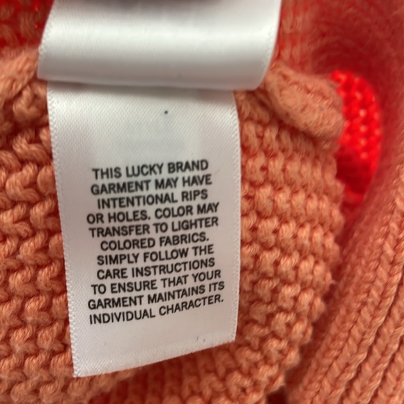 Lucky Brand women’s oversized cotton pullover sweater - Picture 5 of 5